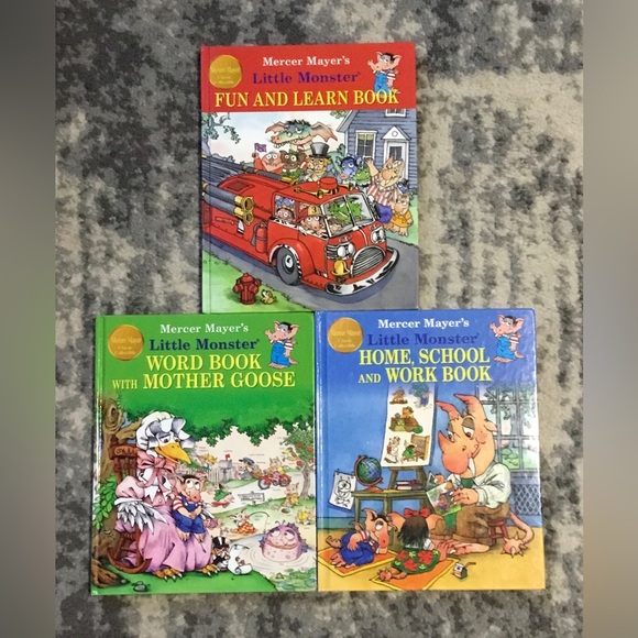 Mercer Mayer’s Little Monster Classic Collectible Books lot of 3 - Picture 1 of 10